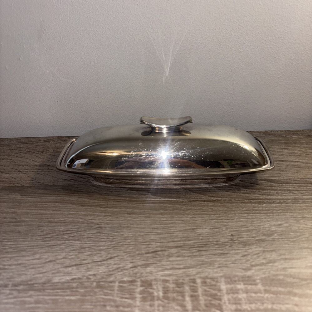 Vintage Gorham Silver Plated Butter Dish YC775